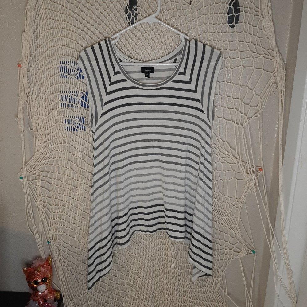 M Wassio Grey Ombre Top